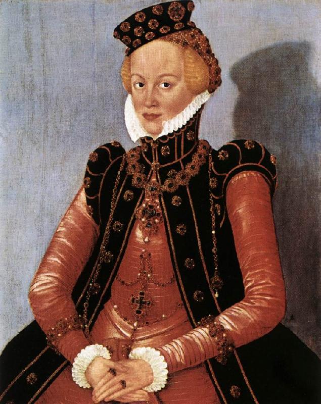 CRANACH, Lucas the Younger Portrait of a Woman sdgsdftg